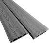 K2 Komposit hegnsbrædder 25x150x1800 mm betongrå træstruktur. vedligeholdelsesfri hegnsbrædder grå