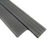 Kantprofil K2 komposit betongrå. Komposit liste til kantafslutning på komposit terrasse. komposit kantliste