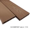 K2 Komposit hule terrassebrædder 25x150x2220 mm teak