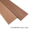 komposit terrassebrædder massiv solid 20x140x2220 mm teak rillet trætruktur 2410